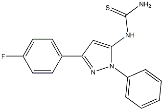 1-(3-(4-fluorophenyl)-1-phenyl-1H-pyrazol-5-yl)thiourea