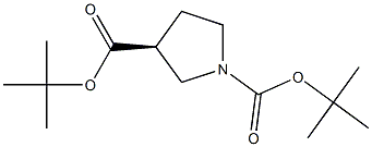 (S)-1-Boc-3-Boc-pyrrolidine Structure