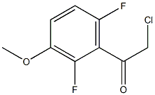 2-氯-1-(2,6-二氟-3-甲氧基苯基)乙酮,,结构式