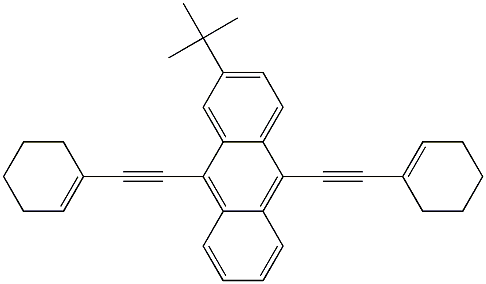 2-TERT-BUTYL-9,10-BIS(CYCLOHEX-1-ENYLETHYNYL)ANTHRACENE