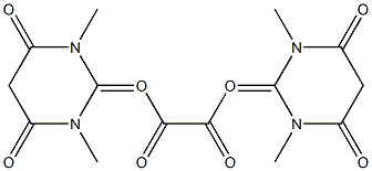 O,O-OXALYLBIS(1,3-DIMETHYLBARBITURIC ACID) Structure
