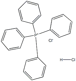 Tetraphenylphosphonium chloride hydrochloride Structure