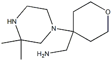 1-[4-(3,3-DIMETHYLPIPERAZIN-1-YL)TETRAHYDRO-2H-PYRAN-4-YL]METHANAMINE Structure