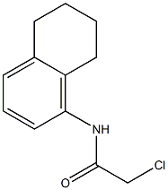 2-CHLORO-N-(5,6,7,8-TETRAHYDRONAPHTHALEN-1-YL)ACETAMIDE Structure