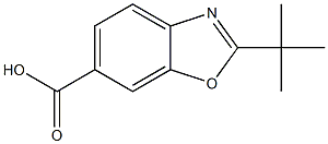 2-TERT-BUTYLBENZO[D]OXAZOLE-6-CARBOXYLIC ACID Structure