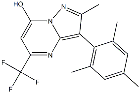3-MESITYL-2-METHYL-5-(TRIFLUOROMETHYL)PYRAZOLO[1,5-A]PYRIMIDIN-7-OL