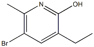 5-BROMO-3-ETHYL-6-METHYL-PYRIDIN-2-OL Structure