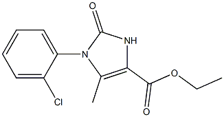 ETHYL 1-(2-CHLOROPHENYL)-5-METHYL-2-OXO-2,3-DIHYDRO-1H-IMIDAZOLE-4-CARBOXYLATE Structure