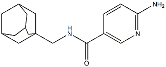 N-ADAMANTAN-1-YLMETHYL-6-AMINO-NICOTINAMIDE Struktur