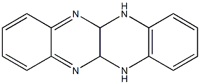 5,5a,11a,12-tetrahydroquinoxalino[2,3-b]quinoxaline 化学構造式