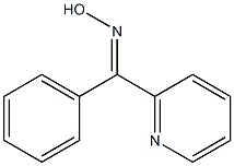 phenyl(2-pyridyl)methanone oxime Structure