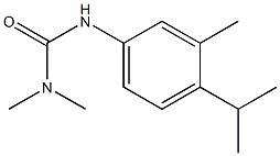 N'-(4-isopropyl-3-methylphenyl)-N,N-dimethylurea Structure