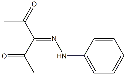 2,3,4-pentanetrione 3-(N-phenylhydrazone) Struktur