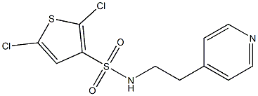 N3-[2-(4-pyridyl)ethyl]-2,5-dichlorothiophene-3-sulfonamide Structure