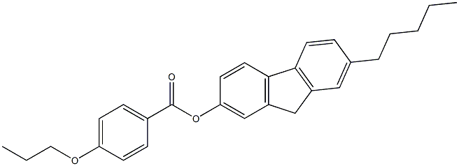 7-pentyl-9H-fluoren-2-yl 4-propoxybenzoate