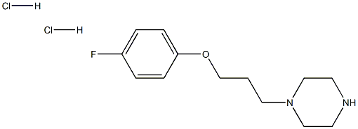 1-(3-(4-Fluorphenoxy)-propyl)-piperazin 2HCl Structure