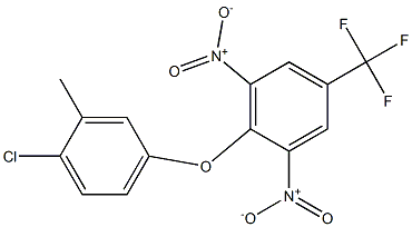 2-(4-chloro-3-methylphenoxy)-1,3-dinitro-5-(trifluoromethyl)benzene|