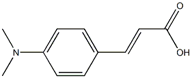 (2E)-3-[4-(dimethylamino)phenyl]acrylic acid Structure
