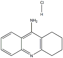 1,2,3,4-tetrahydroacridin-9-amine hydrochloride 结构式