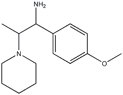 1-(4-methoxyphenyl)-2-piperidin-1-ylpropan-1-amine|