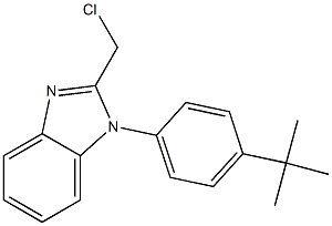 1-(4-tert-butylphenyl)-2-(chloromethyl)-1H-1,3-benzodiazole Structure