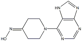 1-(7H-purin-6-yl)piperidin-4-one oxime