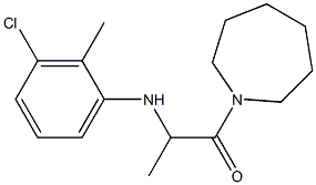 1-(azepan-1-yl)-2-[(3-chloro-2-methylphenyl)amino]propan-1-one