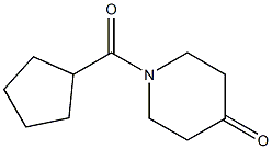 1-(cyclopentylcarbonyl)piperidin-4-one Structure