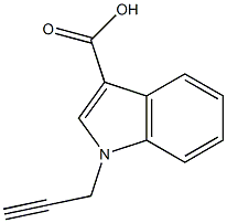 1-(prop-2-yn-1-yl)-1H-indole-3-carboxylic acid Structure