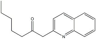 1-(quinolin-2-yl)heptan-2-one Structure
