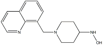 1-(quinolin-8-ylmethyl)piperidine-4-hydroxylamine