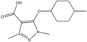1,3-dimethyl-5-[(4-methylcyclohexyl)oxy]-1H-pyrazole-4-carboxylic acid
