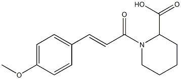 1-[(2E)-3-(4-methoxyphenyl)prop-2-enoyl]piperidine-2-carboxylic acid