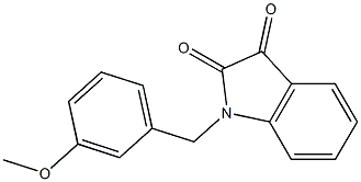 1-[(3-methoxyphenyl)methyl]-2,3-dihydro-1H-indole-2,3-dione