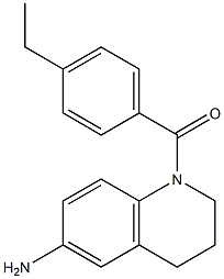 1-[(4-ethylphenyl)carbonyl]-1,2,3,4-tetrahydroquinolin-6-amine Struktur