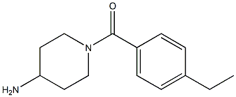 1-[(4-ethylphenyl)carbonyl]piperidin-4-amine Struktur