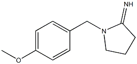 1-[(4-methoxyphenyl)methyl]pyrrolidin-2-imine Structure