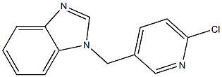 1-[(6-chloropyridin-3-yl)methyl]-1H-1,3-benzodiazole Structure