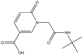 1-[(tert-butylcarbamoyl)methyl]-6-oxo-1,6-dihydropyridine-3-carboxylic acid