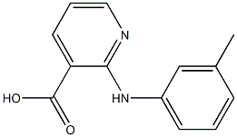 2-[(3-methylphenyl)amino]pyridine-3-carboxylic acid Structure