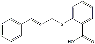 2-[(3-phenylprop-2-en-1-yl)sulfanyl]benzoic acid