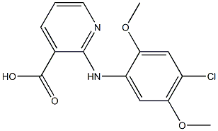 2-[(4-chloro-2,5-dimethoxyphenyl)amino]pyridine-3-carboxylic acid