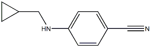 4-[(cyclopropylmethyl)amino]benzonitrile, 1019607-58-9, 结构式