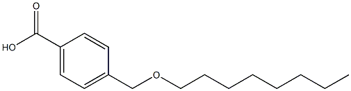 4-[(octyloxy)methyl]benzoic acid Structure