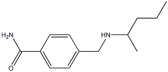 4-[(pentan-2-ylamino)methyl]benzamide