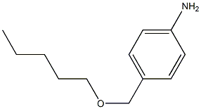 4-[(pentyloxy)methyl]aniline Structure