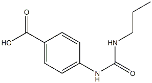 4-[(propylcarbamoyl)amino]benzoic acid|