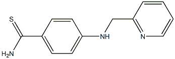4-[(pyridin-2-ylmethyl)amino]benzene-1-carbothioamide