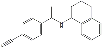  4-[1-(1,2,3,4-tetrahydronaphthalen-1-ylamino)ethyl]benzonitrile