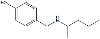4-[1-(pentan-2-ylamino)ethyl]phenol